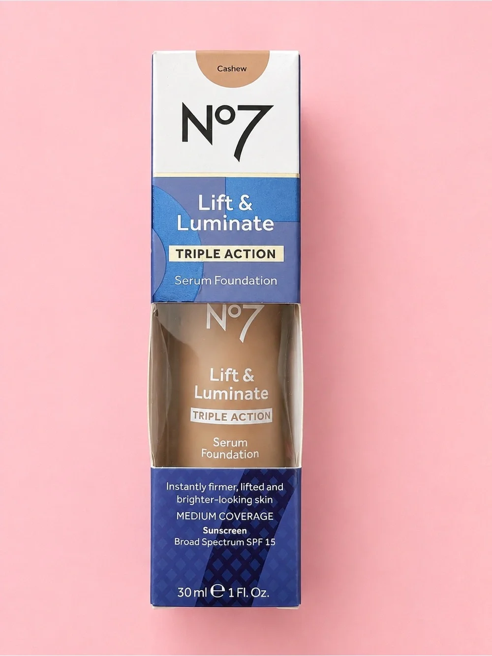 Avène Cleanance SPF 30 Sunscreen & No7 Lift & Luminate Foundation Bundle